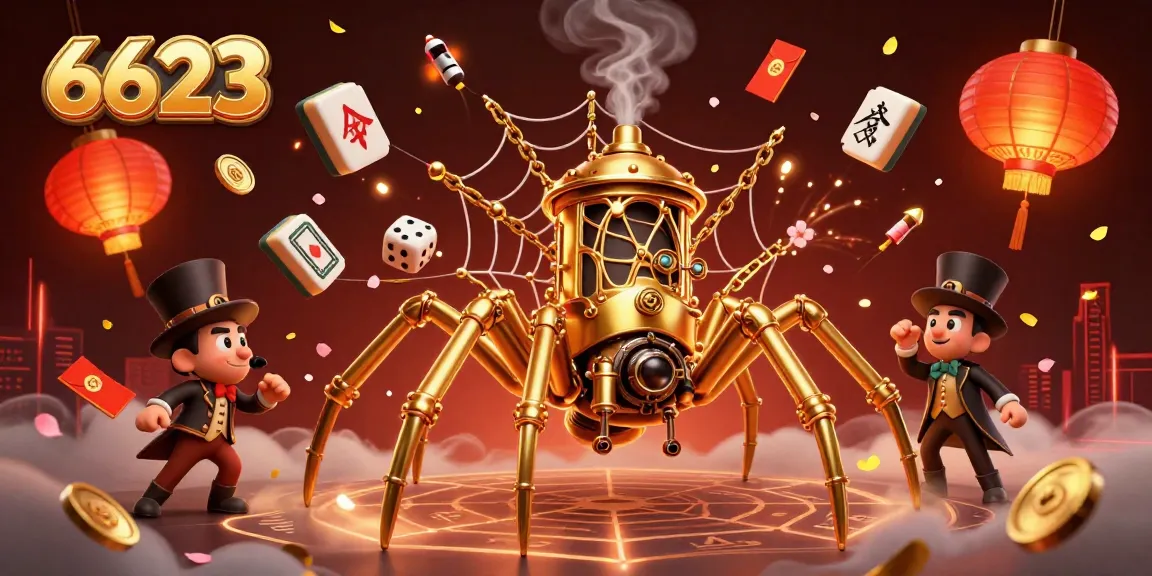 Experience thrilling gameplay with 6623's immersive casino atmosphere featuring dynamic steampunk elements.