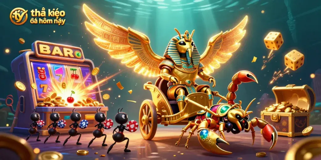 Experience the excitement of tỷ lệ kèo nhà cái hôm nay with dynamic casino elements and vibrant visuals.